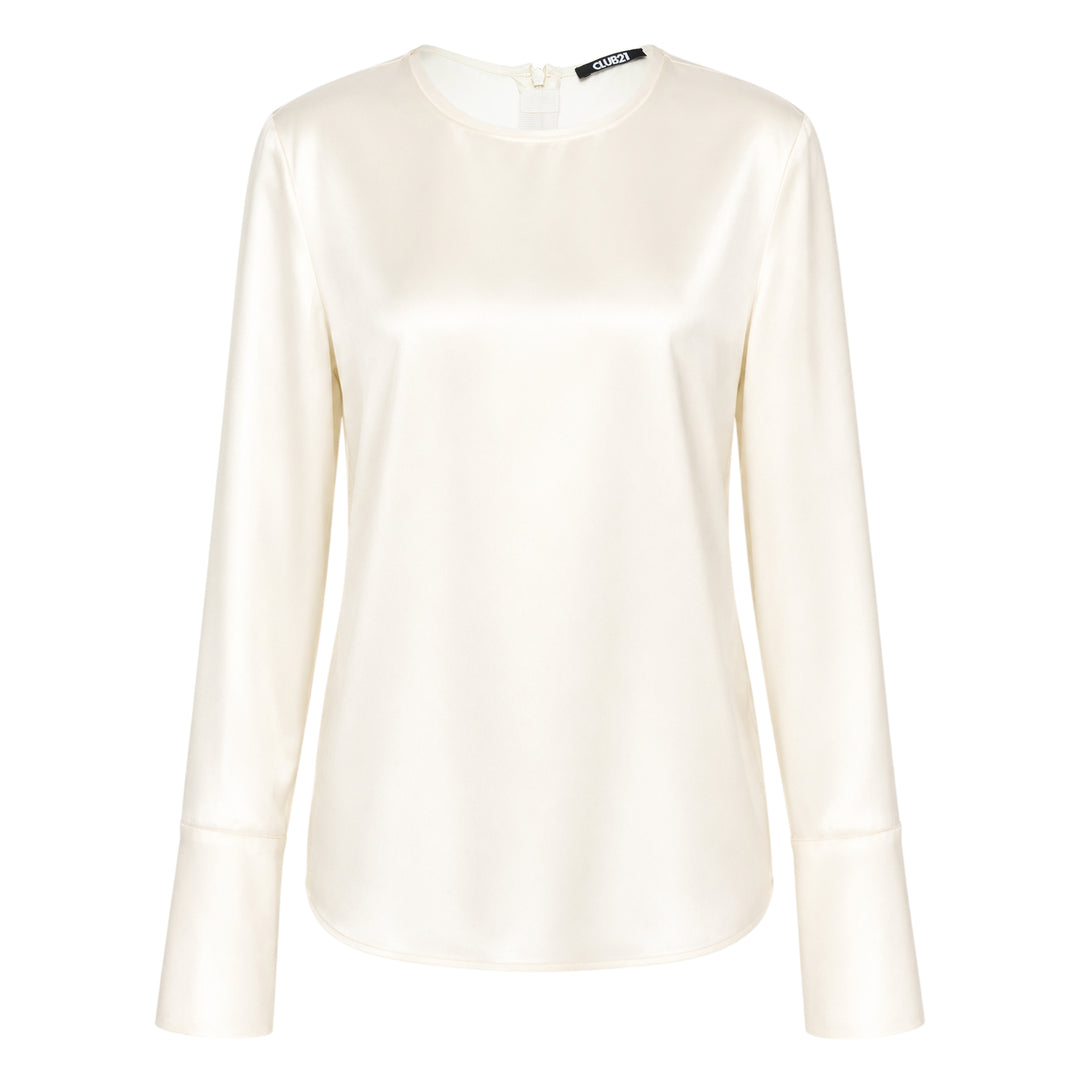 Colette Matte Satin Blouse