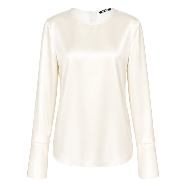 Colette Matte Satin Blouse