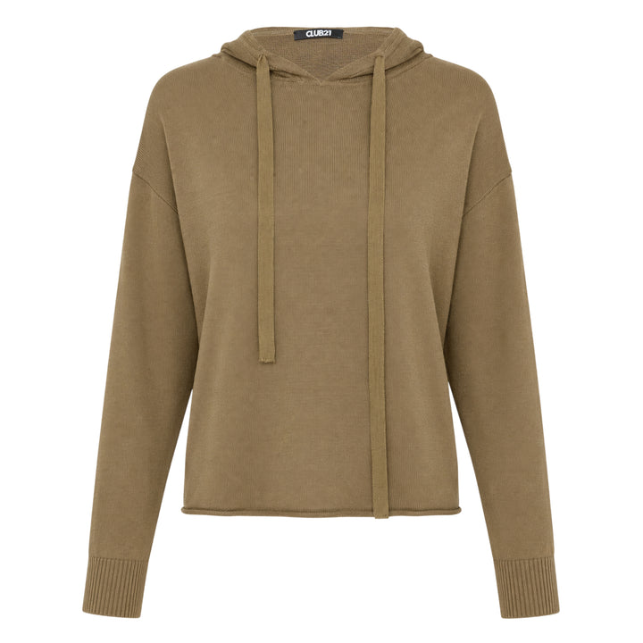 Mid Weight Knit Hoodie