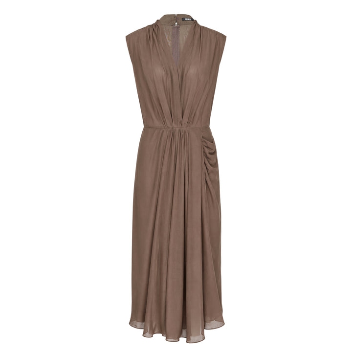 Noemie Habutai Silk Cupro Dress