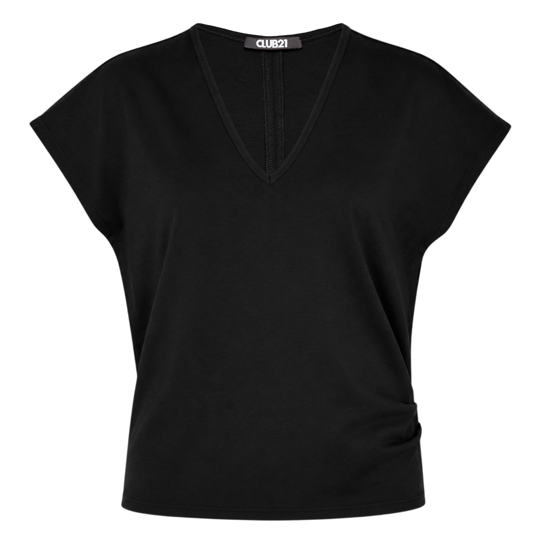 Leonie Cotton Spandex Jersey Top