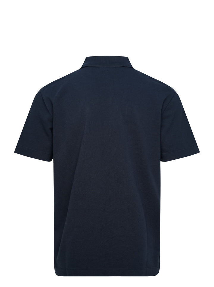 Maison Kitsune Red Profile Fox Comfort Polo
