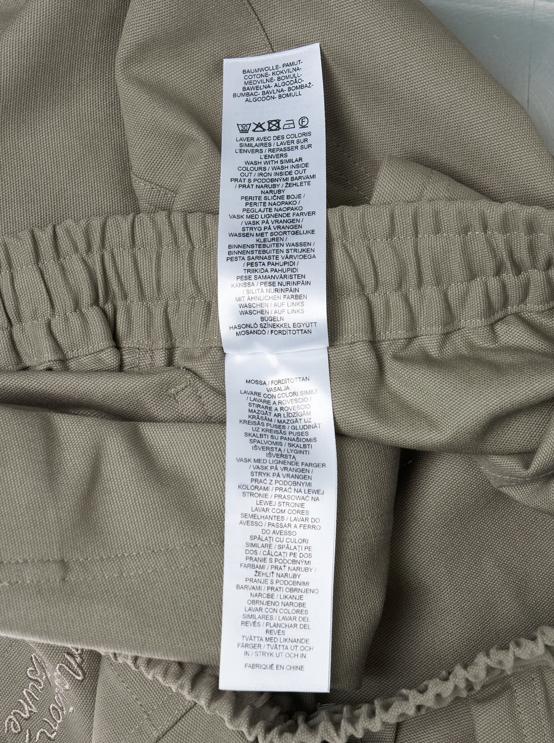 Maison Kitsune Workwear Wide Leg Pants - view 3