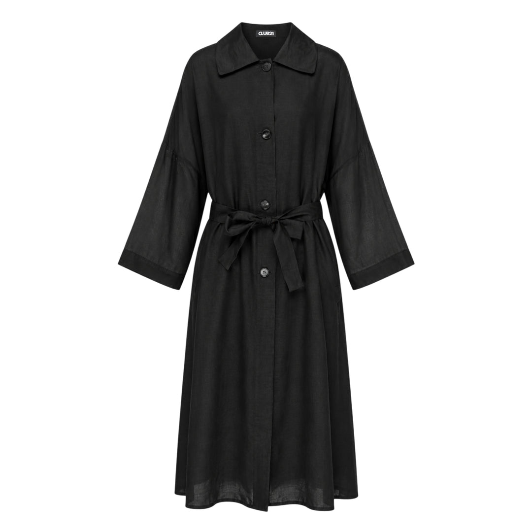 Margaux Habutai Silk Cupro Coat
