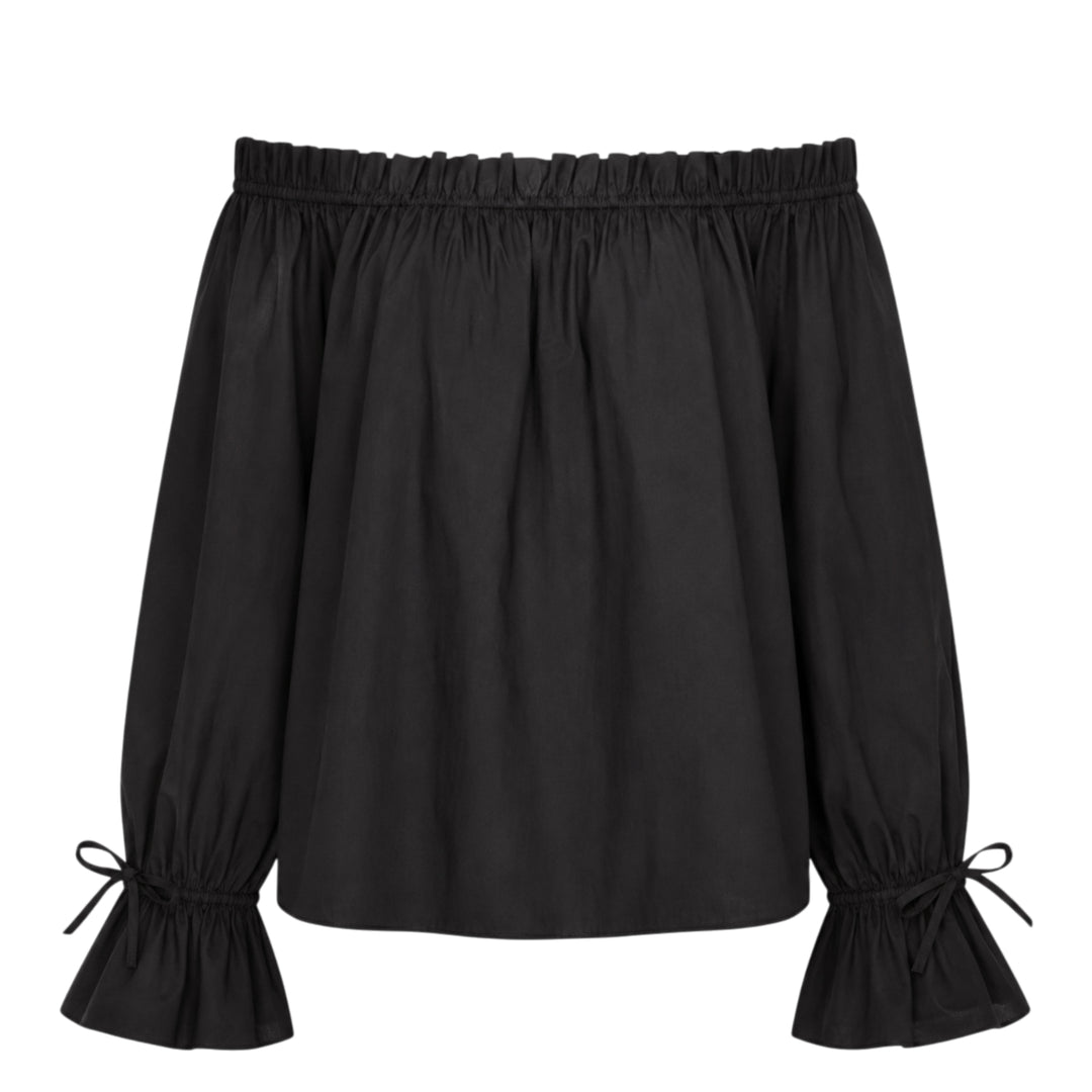 Structure Cotton Off-Shoulder Top