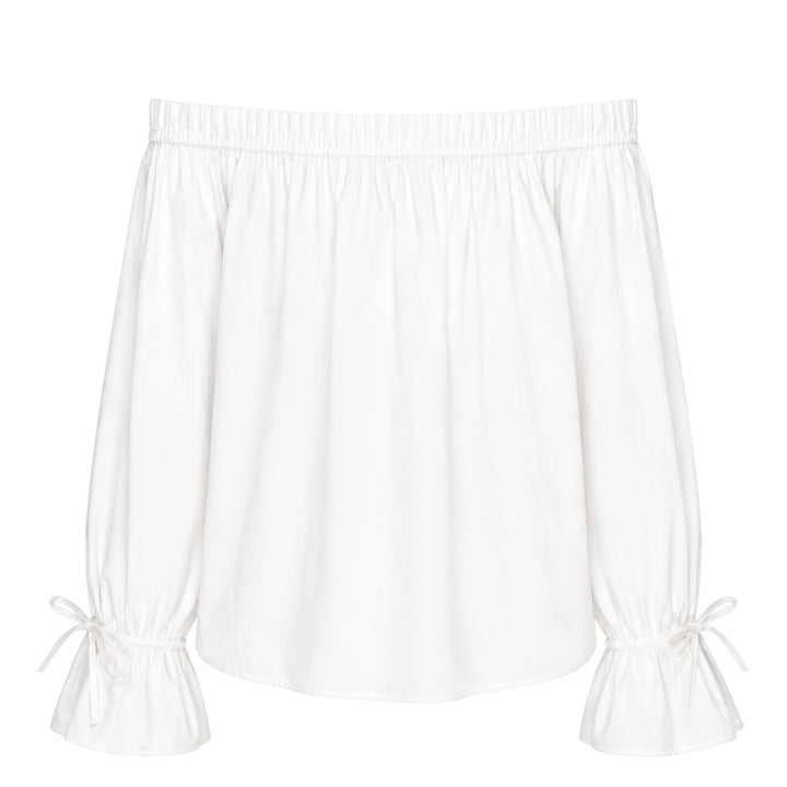 Structure Cotton Off-Shoulder Top