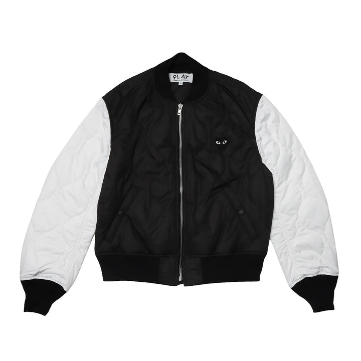 Black Emblem Bomber Jacket
