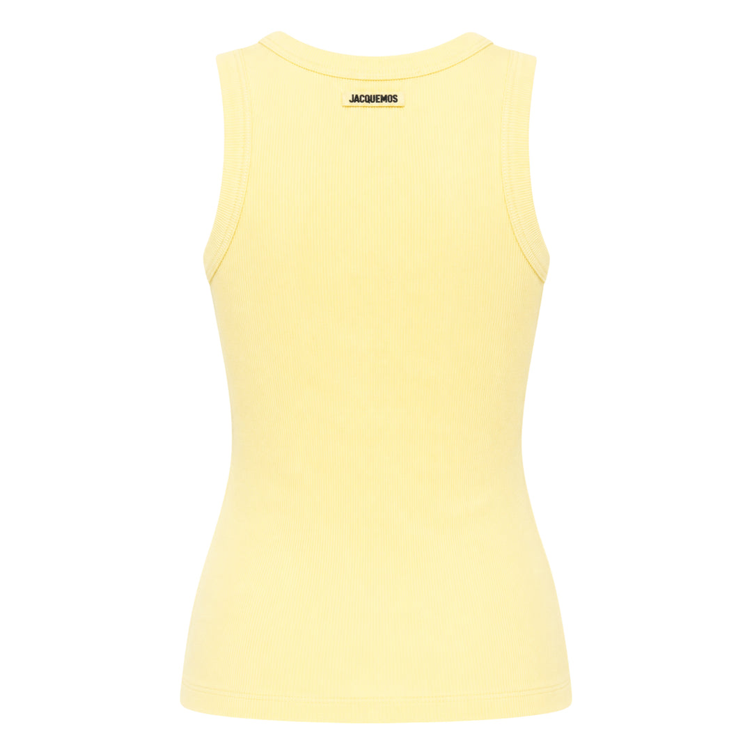 JACQUEMUS Gros Grain Jersey Tank Top - view 2