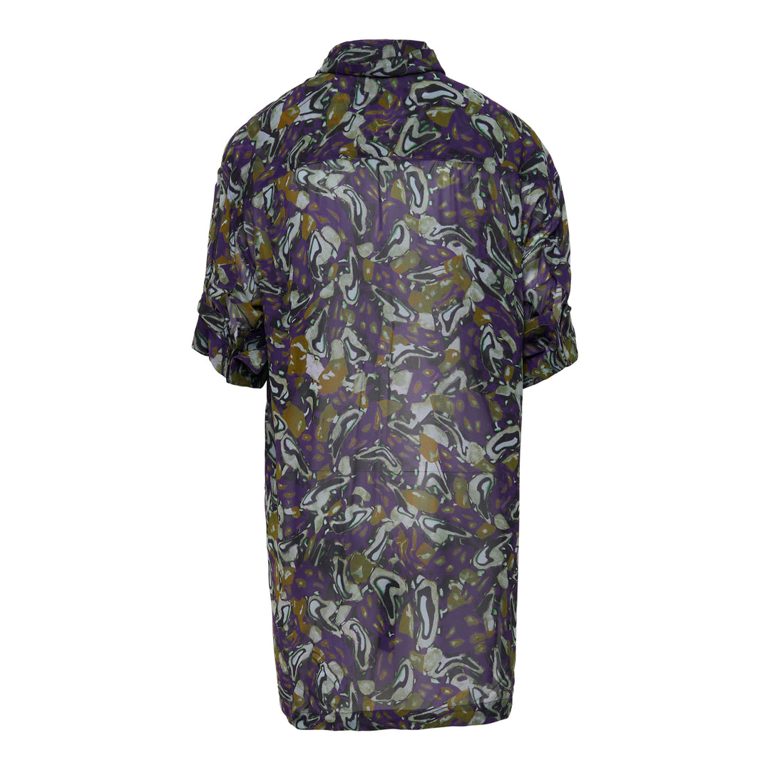 Loose Fit Short Sleeve Blouse
