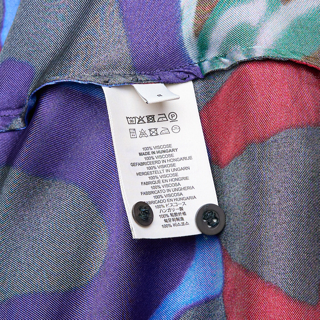 Oversized Cocoon Print Shirt