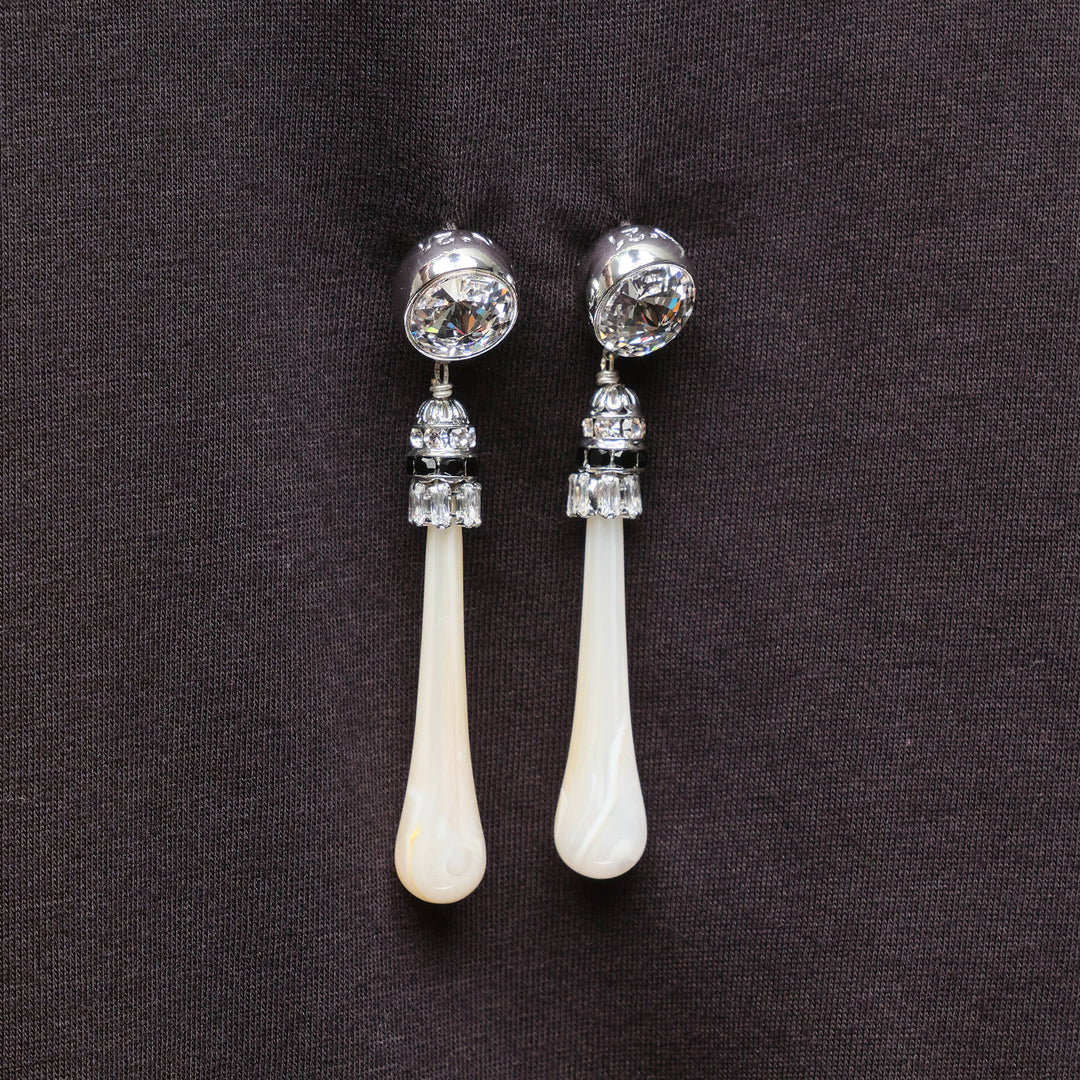 Jewel Earring Appliqué Tee
