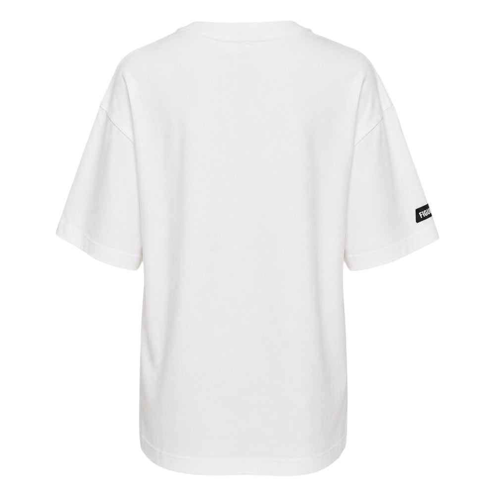 Ordinary Couture Code Overfit Graphic Tee in washed navy with a neon-green hammerhead shark outline illustration and brand typography on the chest, contrast stitching throughout