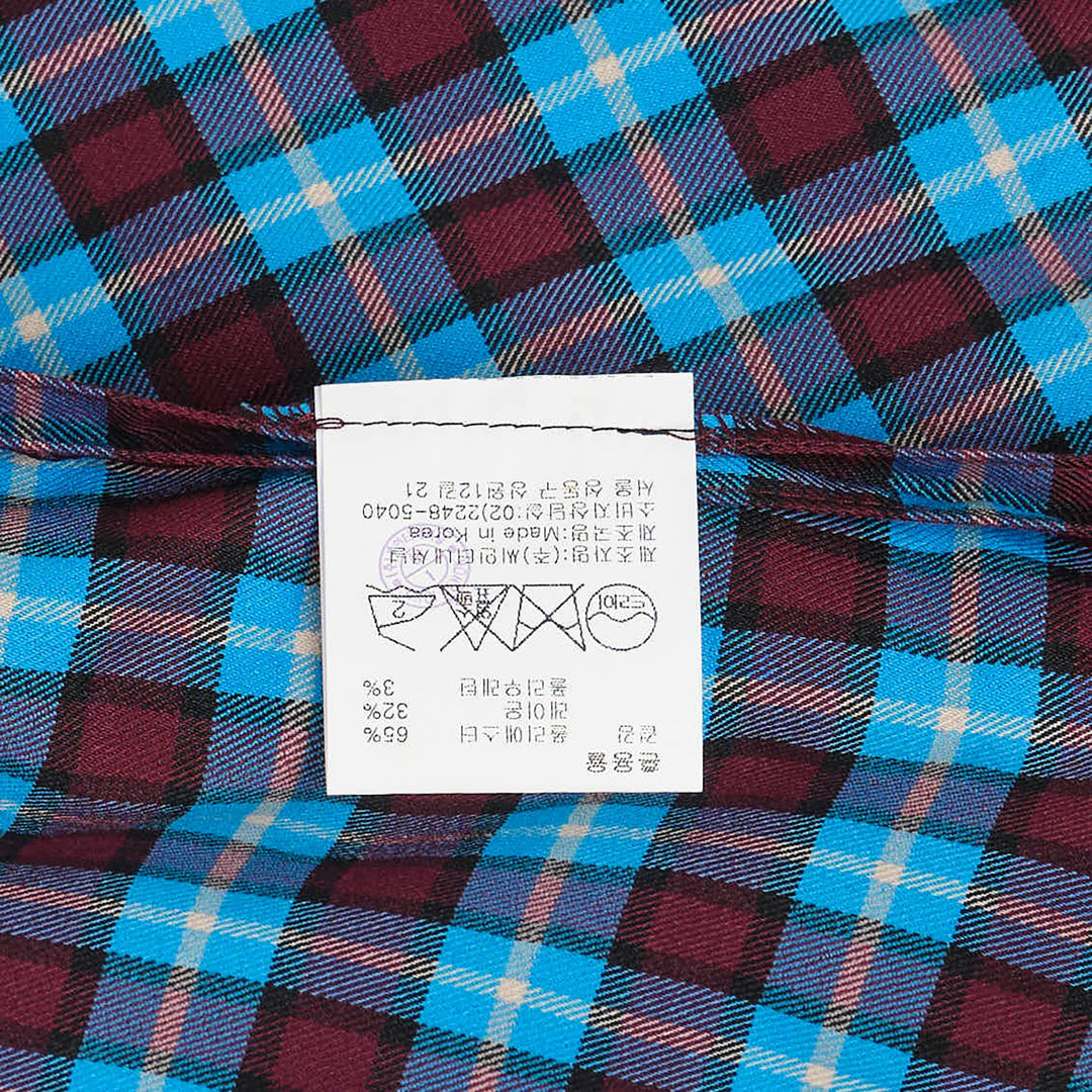 Overfit Checkered Shirt