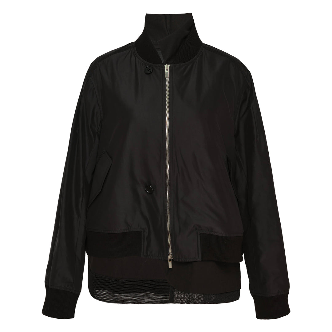 Layered Bomber Jacket
