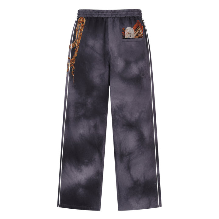 Trompe L'Oeil Embroidery Track Pants