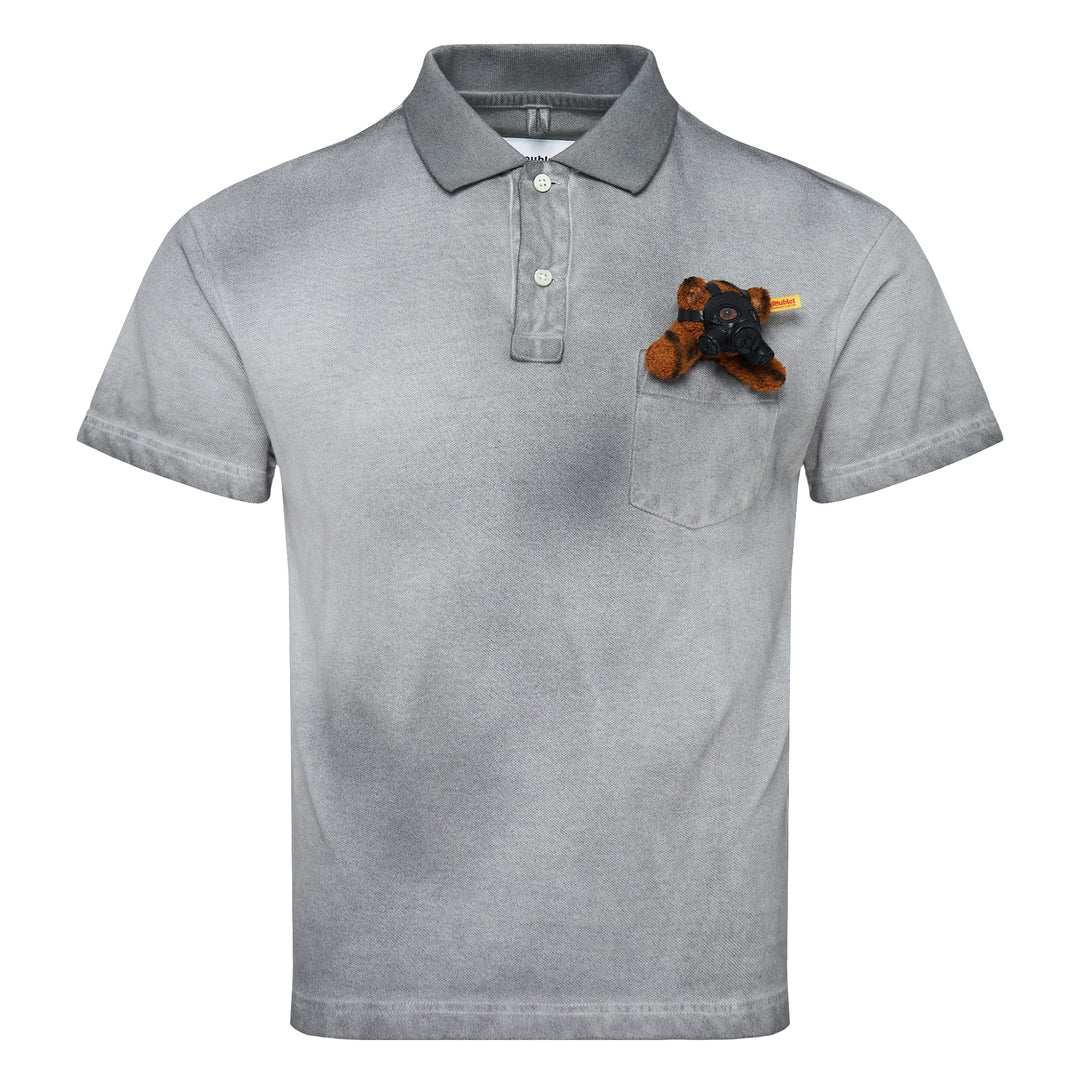 Gas Mask Bear Polo Shirt