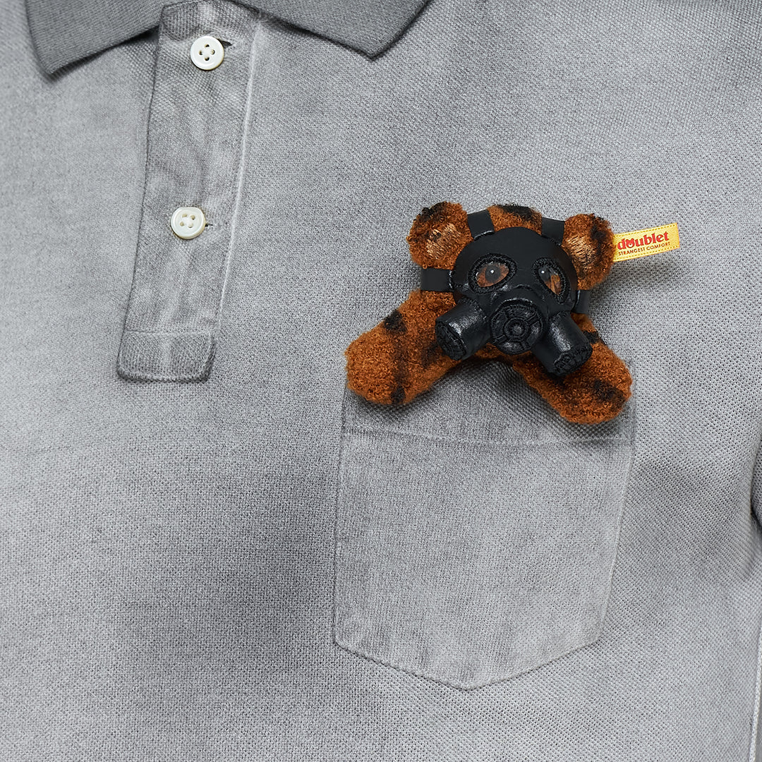 Gas Mask Bear Polo Shirt