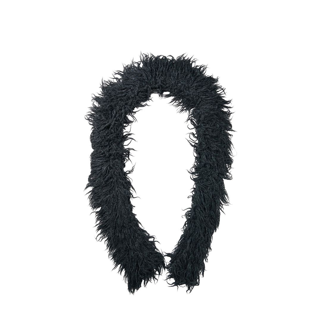 Smoke Fur Knit Scarf