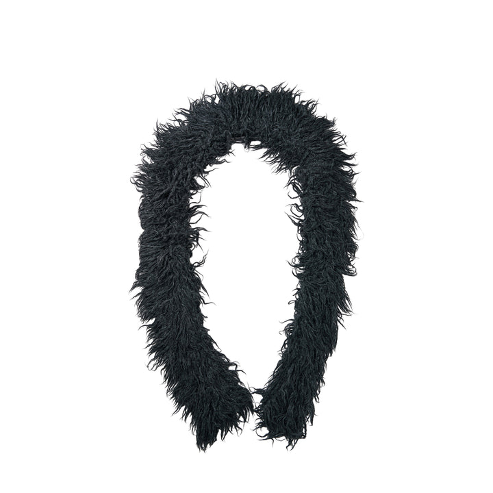 Smoke Fur Knit Scarf