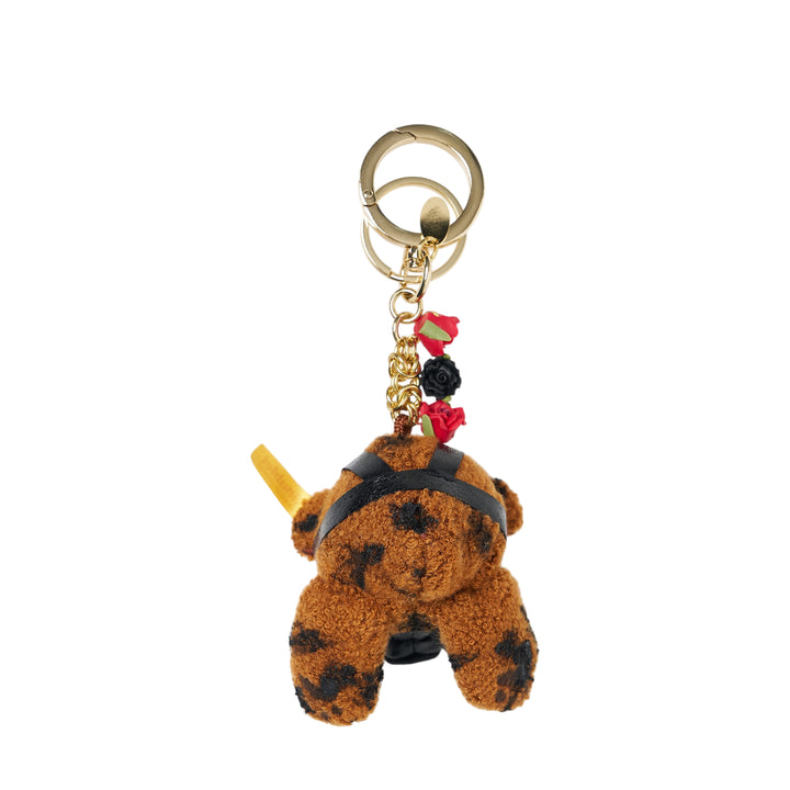 Gas Mask Bear Key Ring