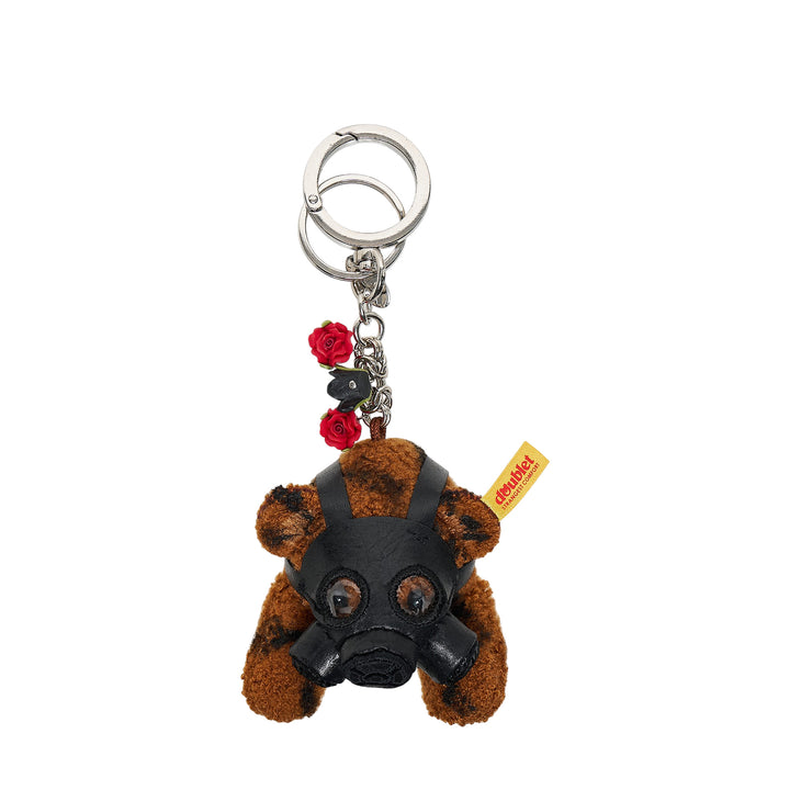 Gas Mask Bear Key Ring