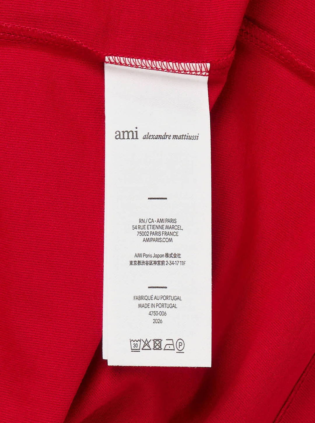 AMI Bicolor Ringer Tee - view 4