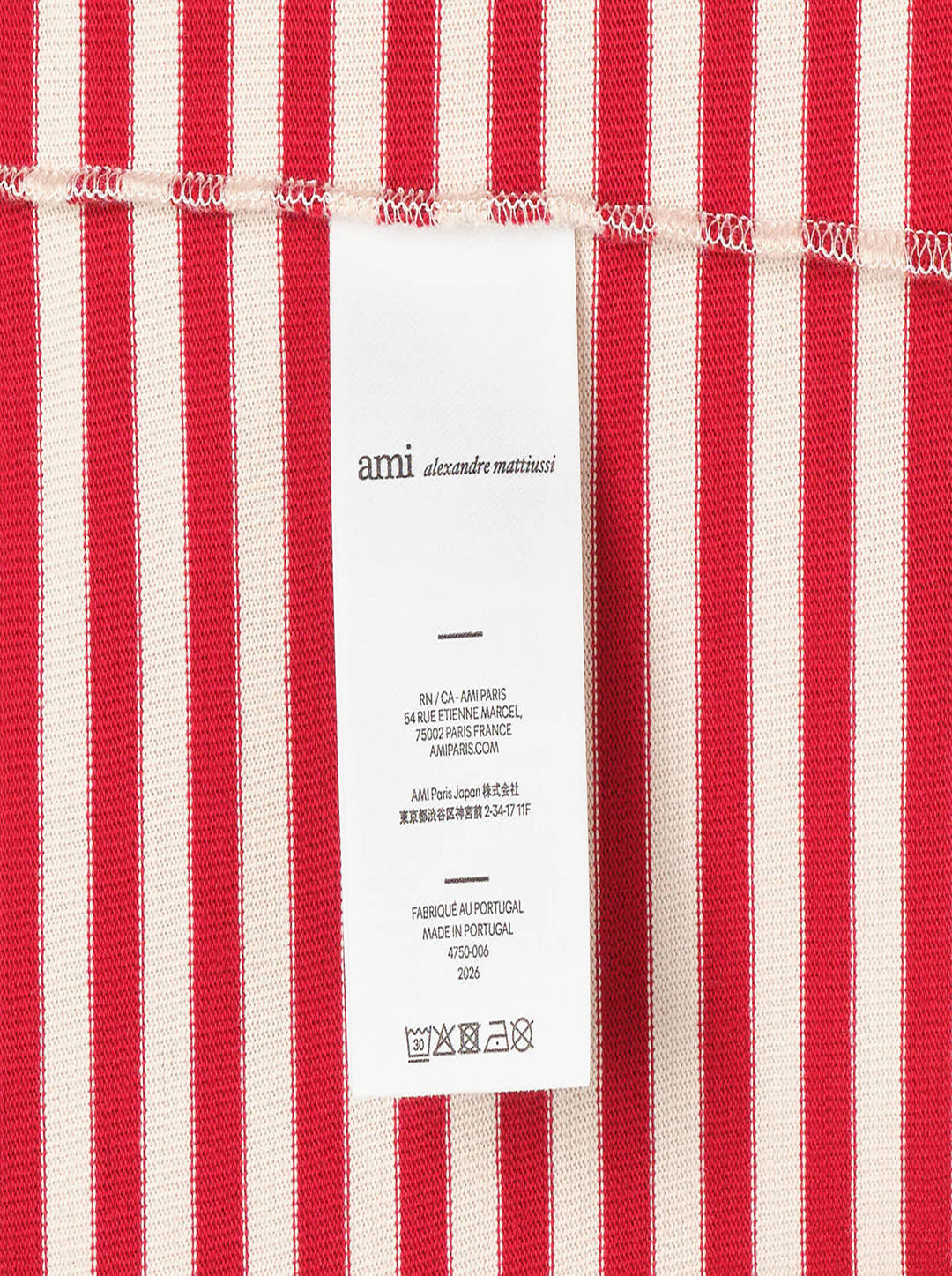 AMI Long Sleeve Striped Tee - view 4