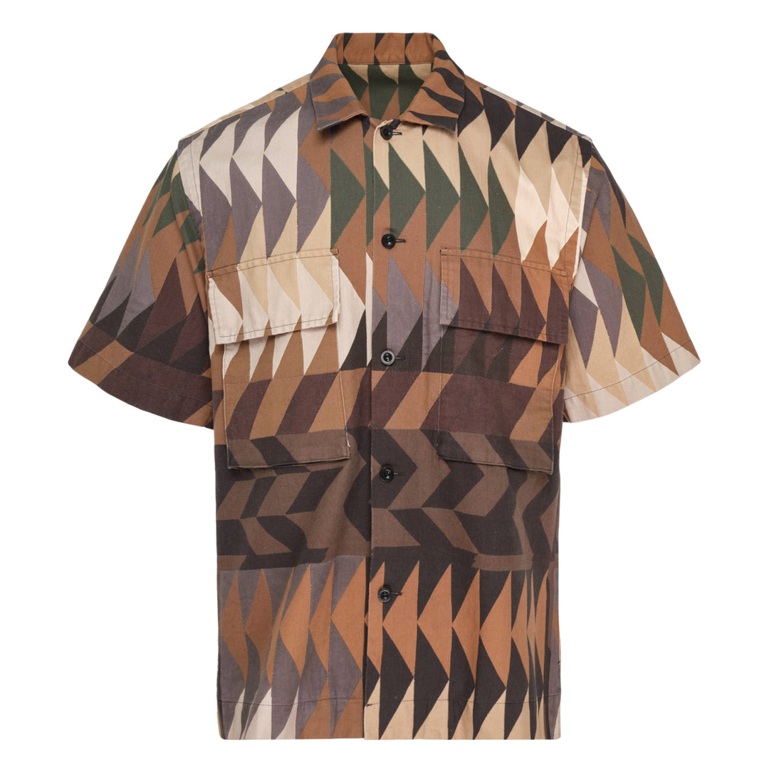 x A.P.C. Quilts Short Sleeve Shirt