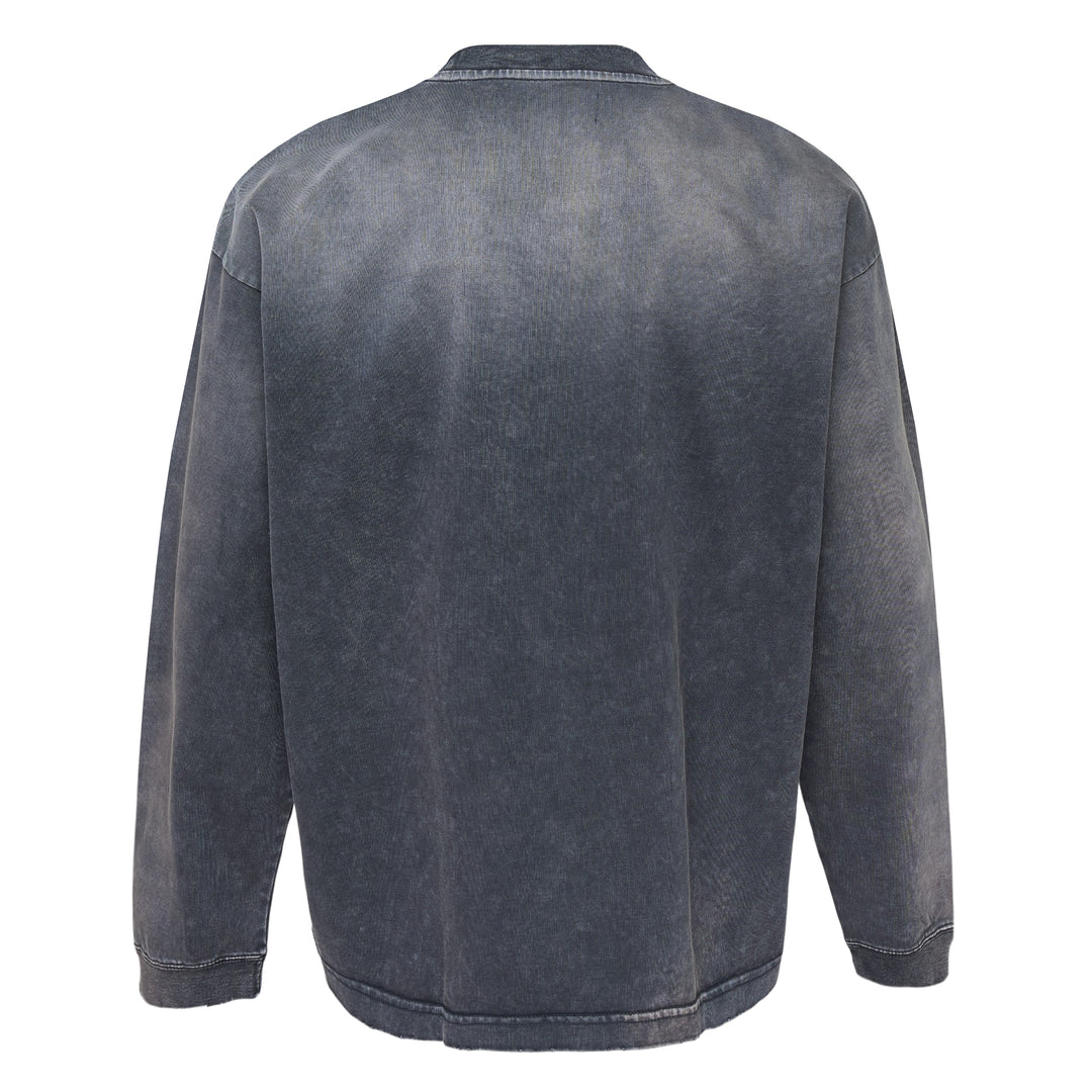 Distressed Long Sleeve Tee