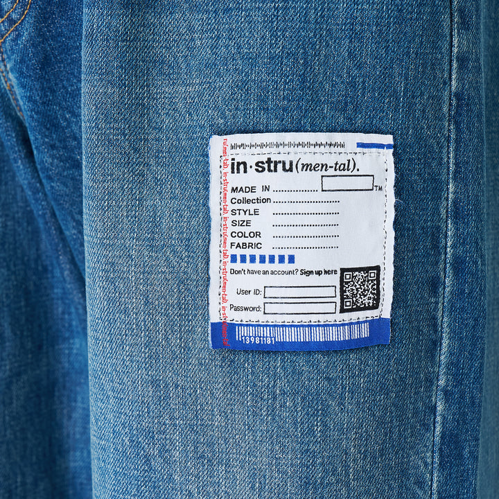 Hard Washed Selvedge Straight Jeans