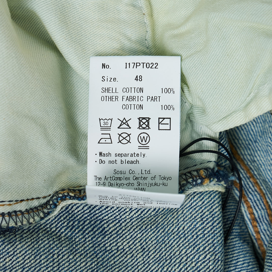 Hard Washed Selvedge Straight Jeans
