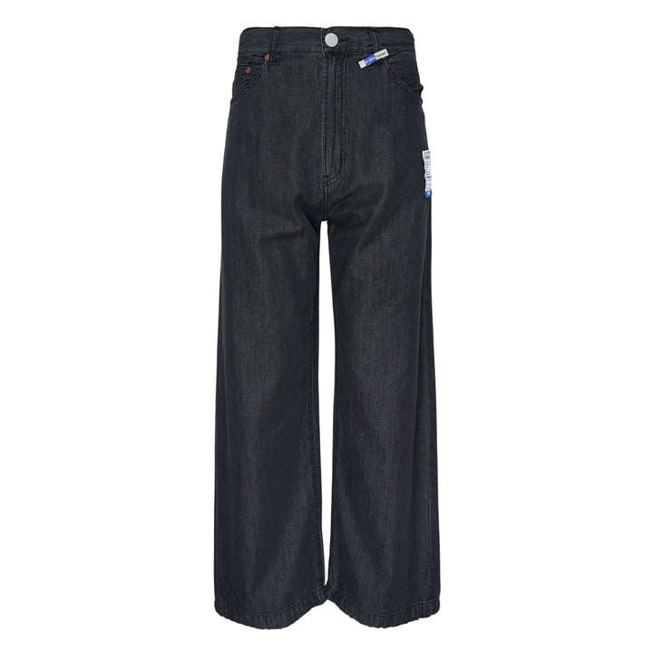 Cotton Tencel Denim Baggy Pants