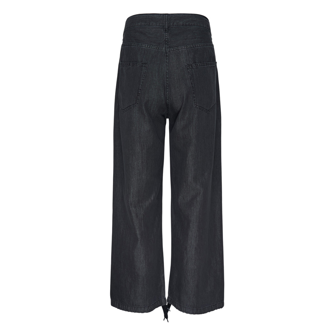 Cotton Tencel Denim Baggy Pants