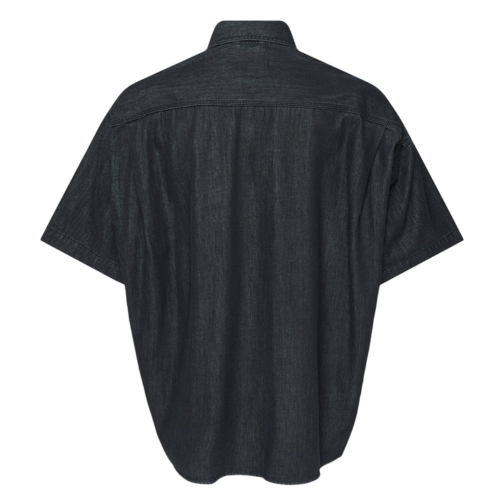 Cotton Tencel Denim Short Sleeve Work Shirt
