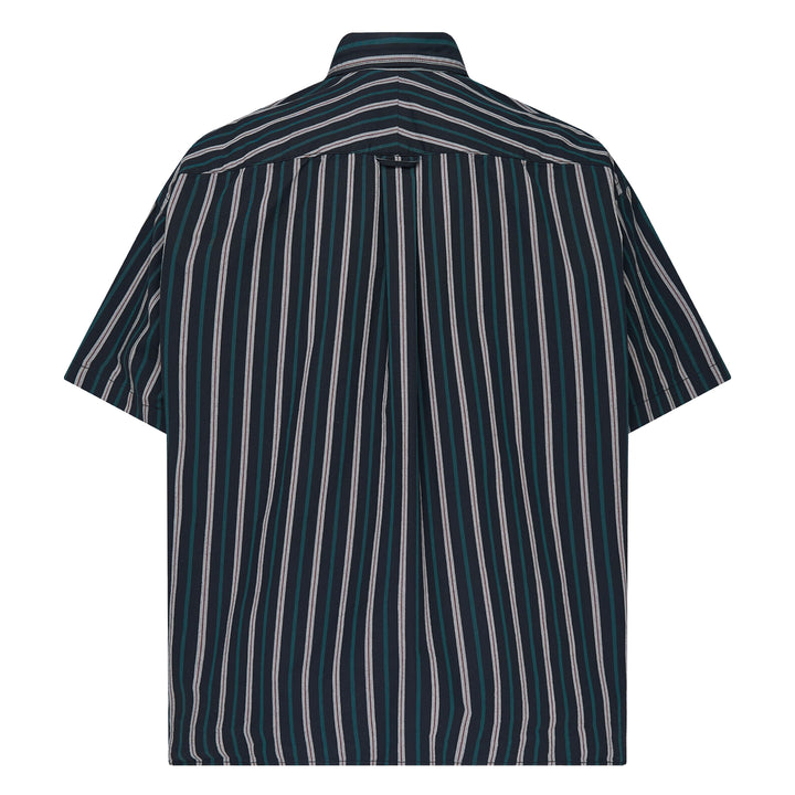 Cotton High Density Short Sleeve Stripe Shirt