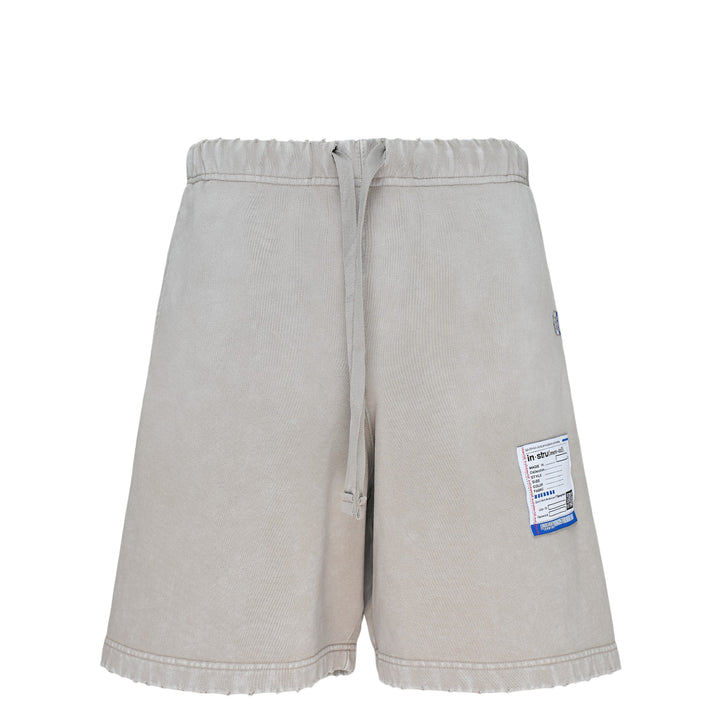 French Terry Distressed Shorts