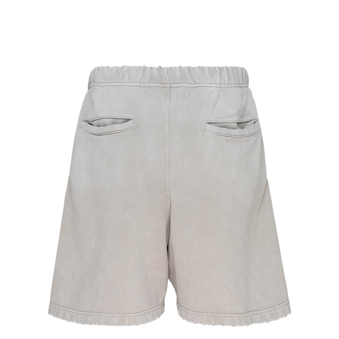 French Terry Distressed Shorts