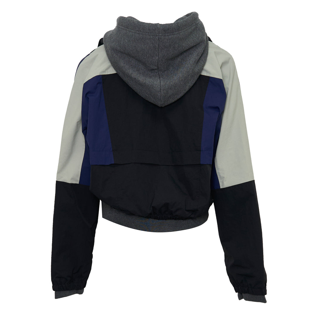 Layered Nylon Parka Blouson