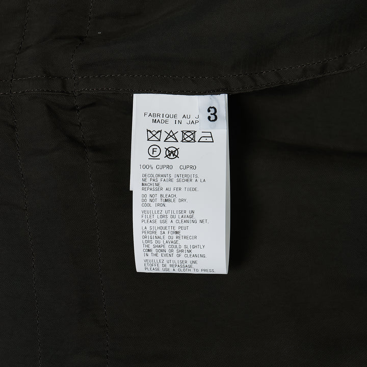 Open Collar Waist String Blouson