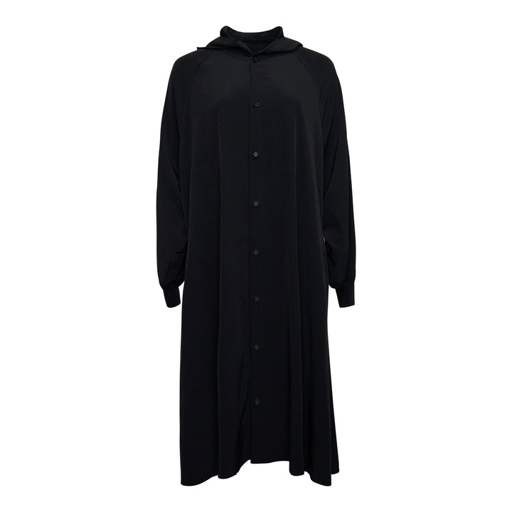 Hooded Raglan Sleeve Dress