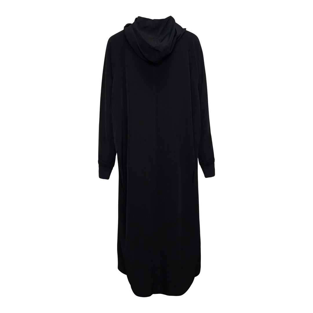 Hooded Raglan Sleeve Dress