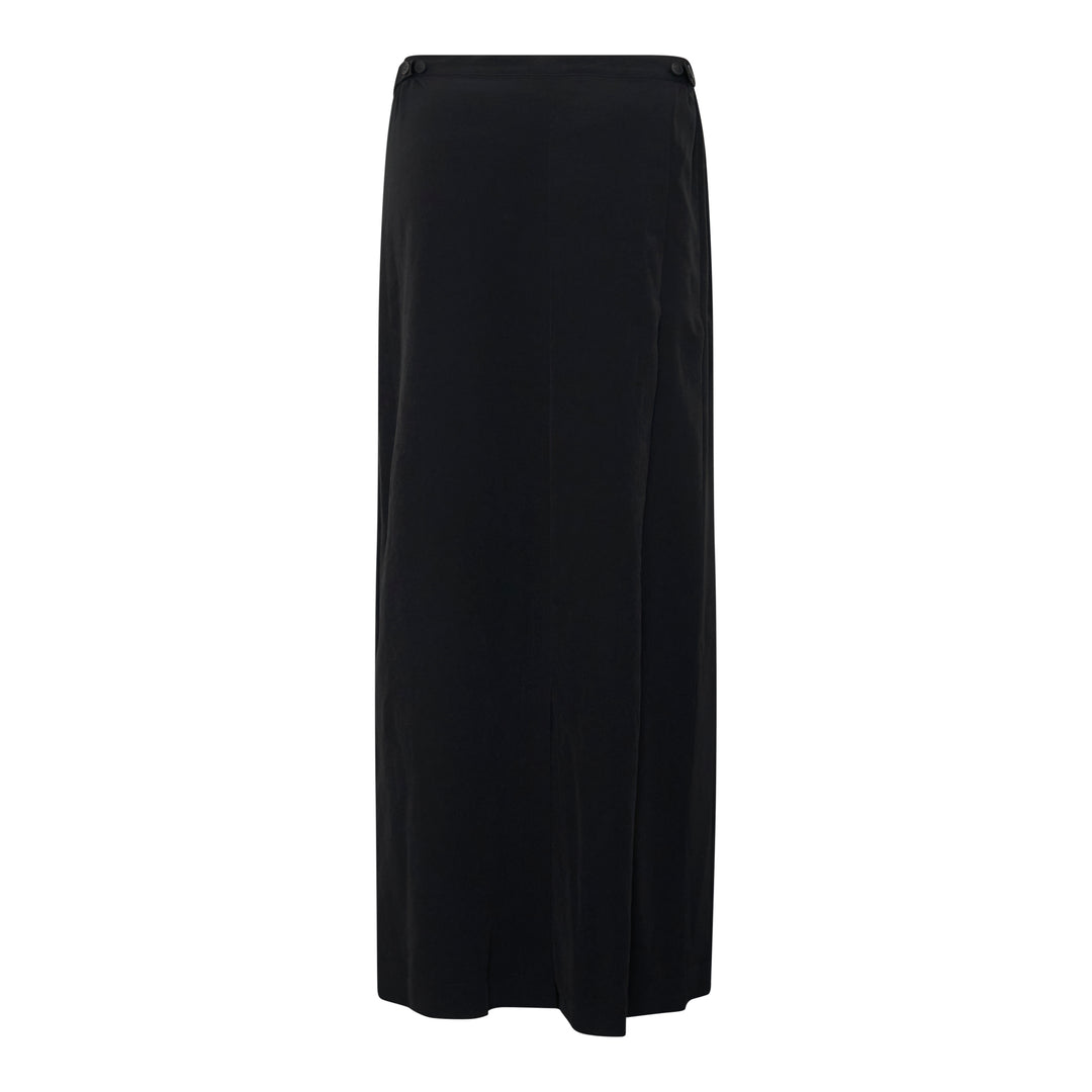Pleats Wrap Skirt