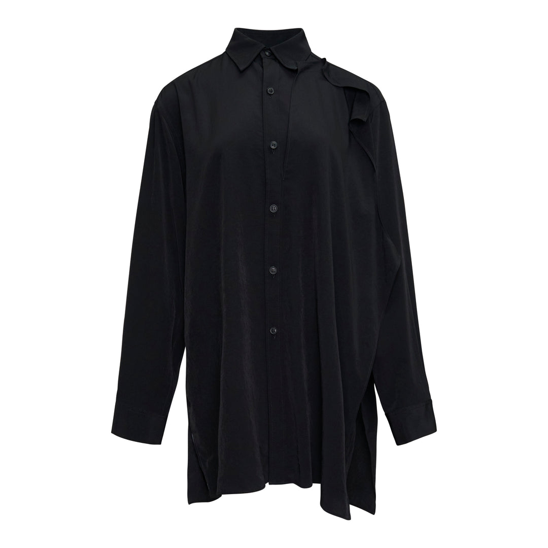 Double Cloth Asymmetric Blouse