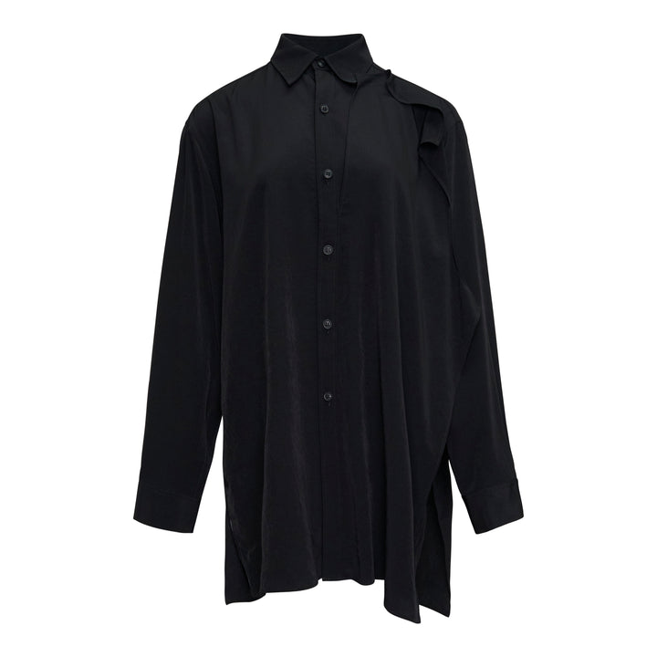 Double Cloth Asymmetric Blouse