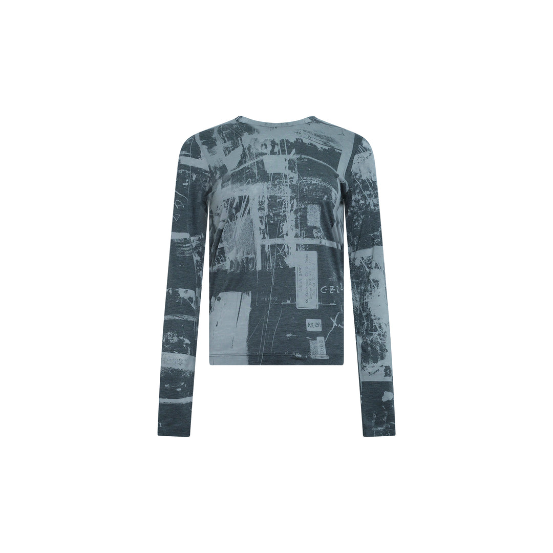 Round Neck Long Sleeve Top