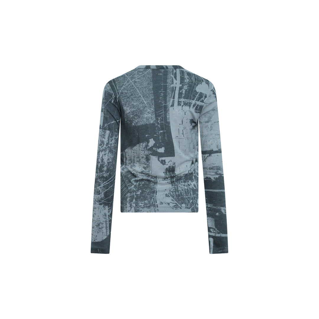 Round Neck Long Sleeve Top