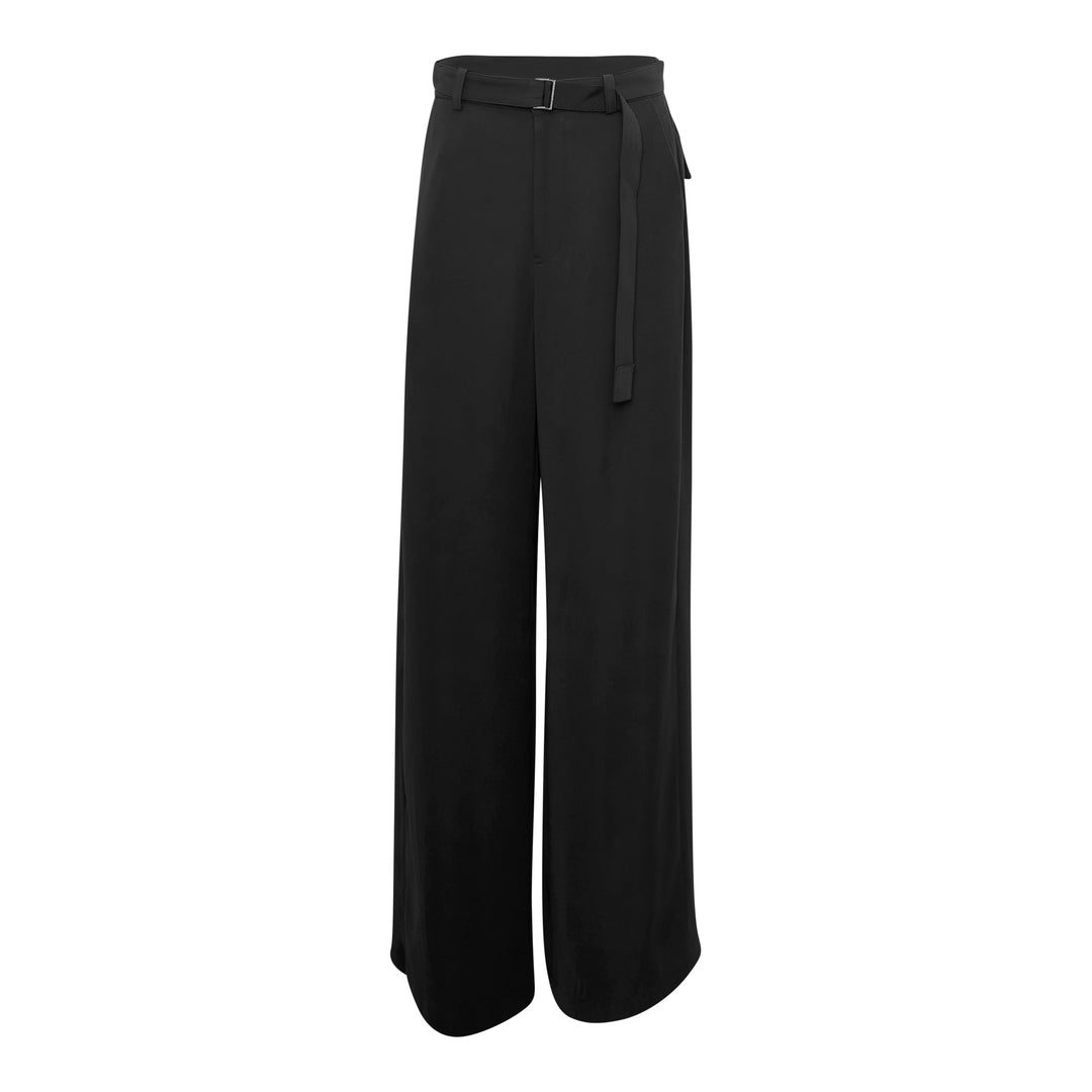 Crepe Back Satin Pants