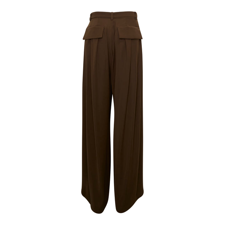 Crepe Back Satin Pants