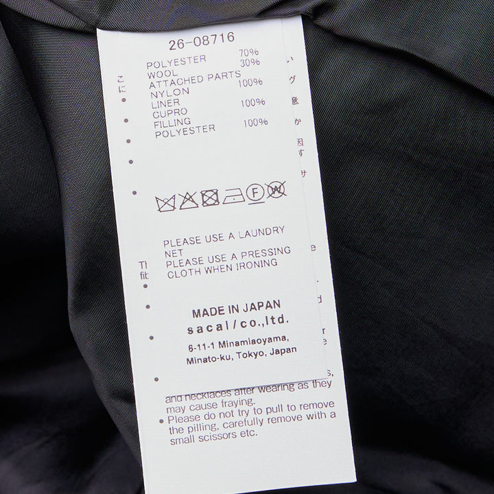 Nylon Twill Suiting Hybrid Jacket