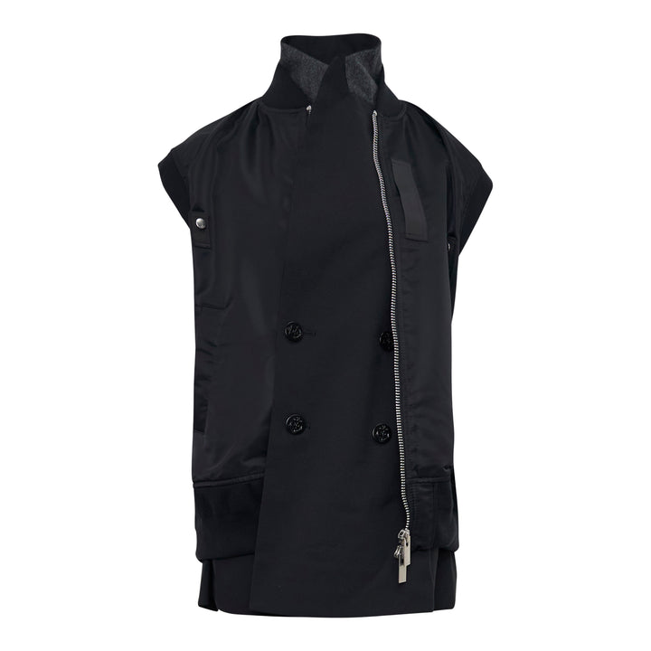 Nylon Twill Suiting Vest